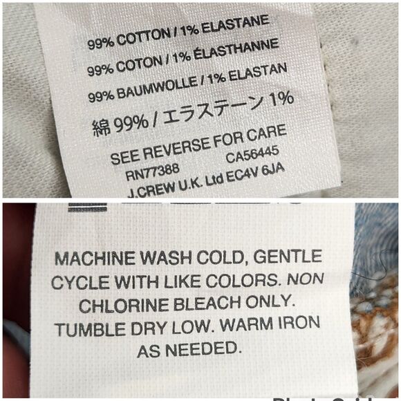 J.Crew High Rise Denim Shorts Sz 24 Button Fly Light Wash Cut Off Jorts Mallcore - Picture 8 of 8